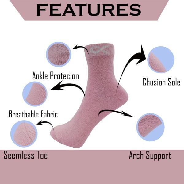 Malibu Ankle Socks for Women & Girls-2