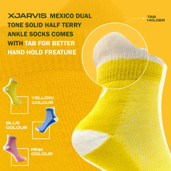 Mexico Half Terry Ankle Socks