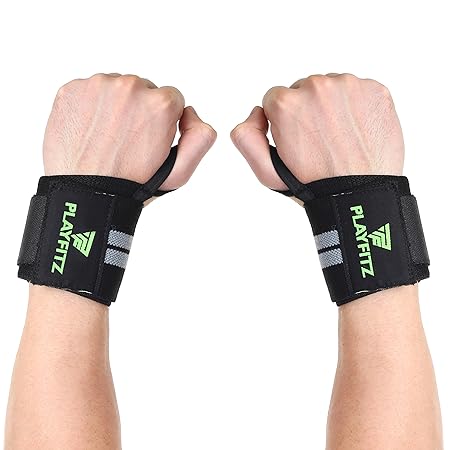 Bolt Weight Lifting Wrist Supporter for Gym Wrist Band with Thumb Loop1
