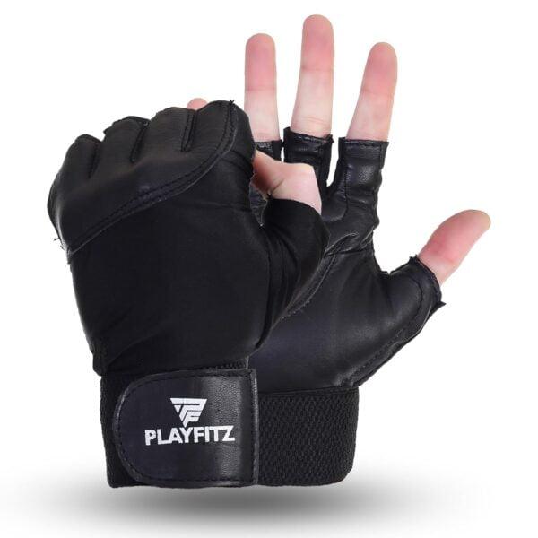 Commando Gym Gloves Weight Lifting Gloves Half-Finger for Fitness