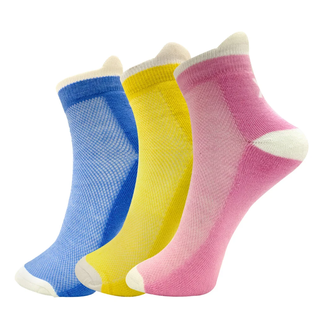Buy Krystle Premium Cotton Colorful Ankle Socks For Women And Men - View #12