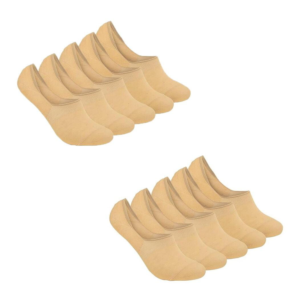 Skin Low Cut Loafer Socks Pack of 10