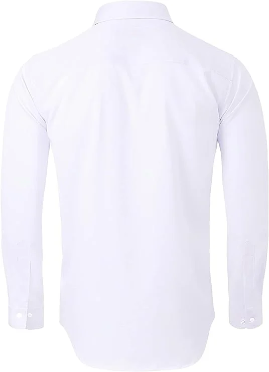 Casual Formal Shirt White Back